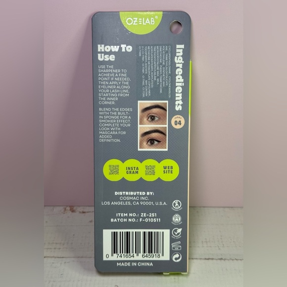 OZ LAB GLIDE N Go - Gel Eyeliner NIB (Ivory) - Picture 3 of 4